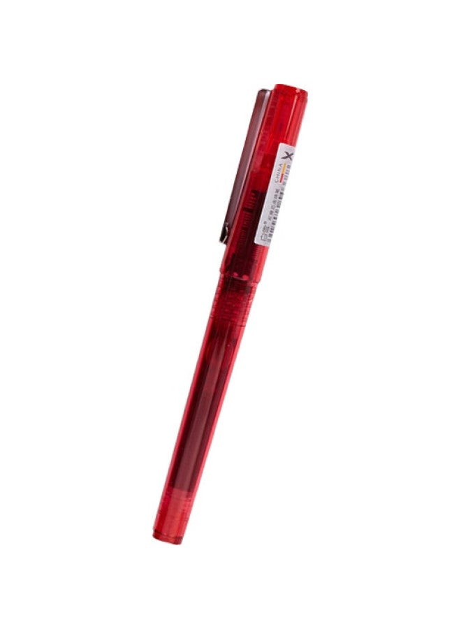 Snowhite X66 Direct Liquid Rollerball Pen, Teacher'S Correction Pen, Full Needle Tube Gel Pen, Signature Pen, Red Ink, 0.5Mm, 12 Pens/Box - Image 2