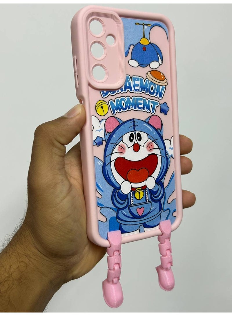 جراب خلفي Doraemon بتصميم كرتوني جديد مع هاتف سامسونج A05S - Image 5
