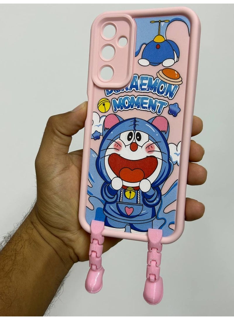 جراب خلفي Doraemon بتصميم كرتوني جديد مع هاتف سامسونج A05S - Image 4