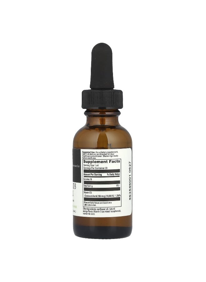 DaVinci Laboratories DaVinci Laboratories, Liquid D3, 10,000 IU, 1 fl oz (30 ml)  - Image 2