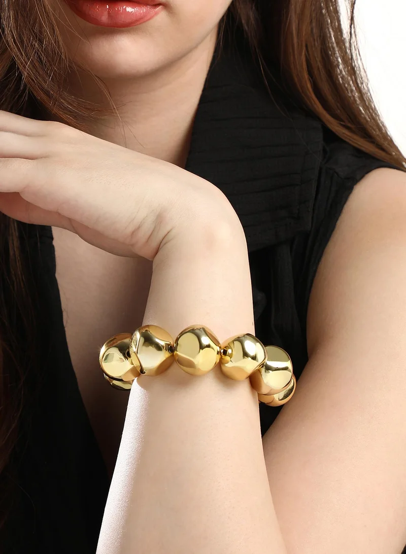 Sohi  Dented Beaded Artificial Bracelet Jewellery for Women | Best Price UAE