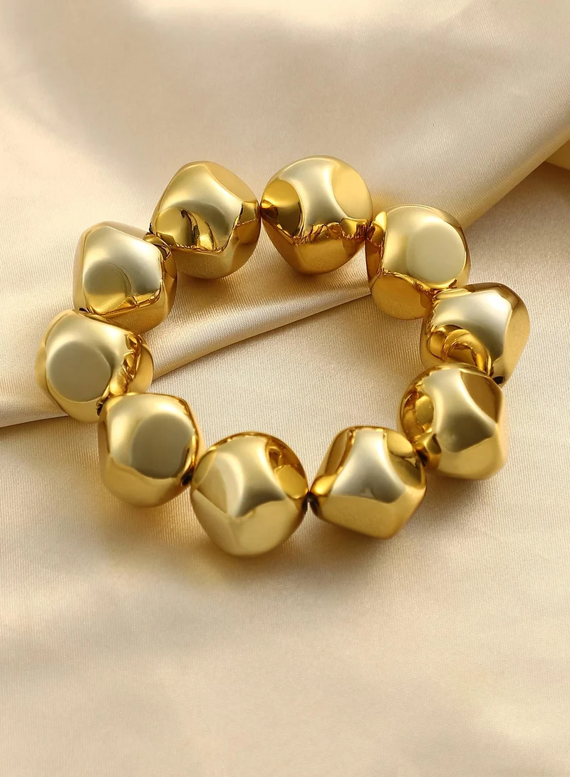 Dented Beaded Artificial Bracelet Jewellery