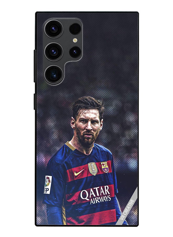 VR CREATIVE Protective Case Cover For Samsung Galaxy S23 Ultra 5G Messi Design Multicolour - Image 1