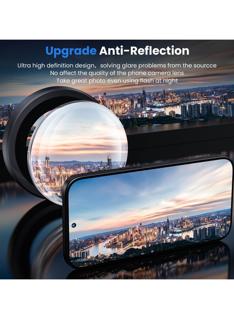 واقي عدسة الكاميرا لهاتف iPhone 16 Plus/iPhone 16، طراز التصوير الأصلي، مقاوم للكسر، زجاج معدني مقوى فائق الدقة، غطاء فيلم ملحقات واقي الشاشة للكاميرا، أسود - Image 5