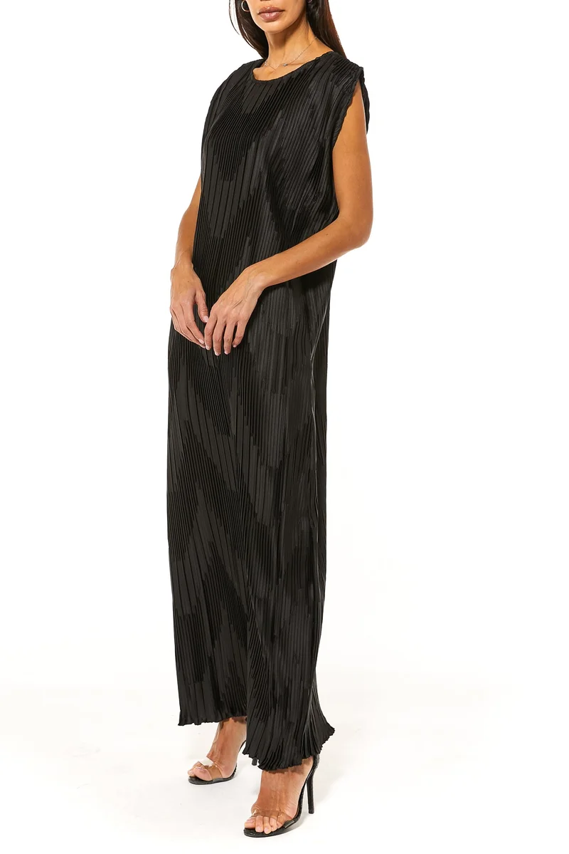 Moistreet  Satin Crew Neck Abaya for Women | Best Price UAE