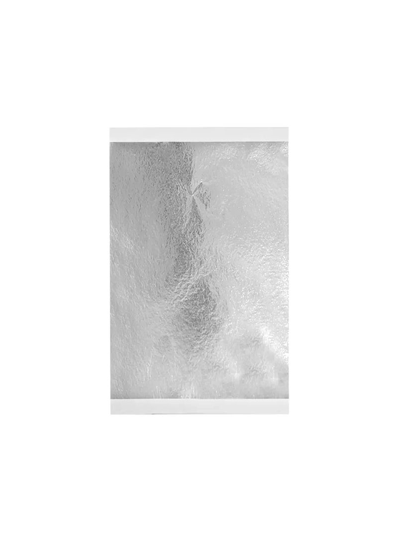 Smart 50pcs Resin Metallic Silver Leaf Sheet Paper for Nails Decoration Craft Art - Image 2