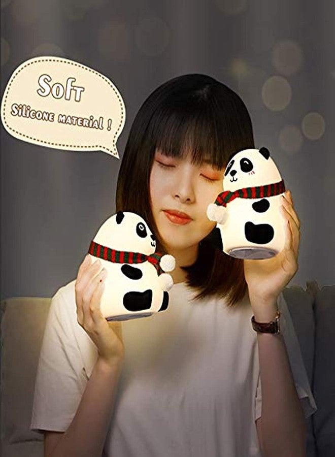 SAJANI Cute Panda Silicone Night Light, 7 Colour Changing, Rechargeable, Kids Bedroom Decor (Pack of 1) (Silicone Panda Lamp) - Image 4