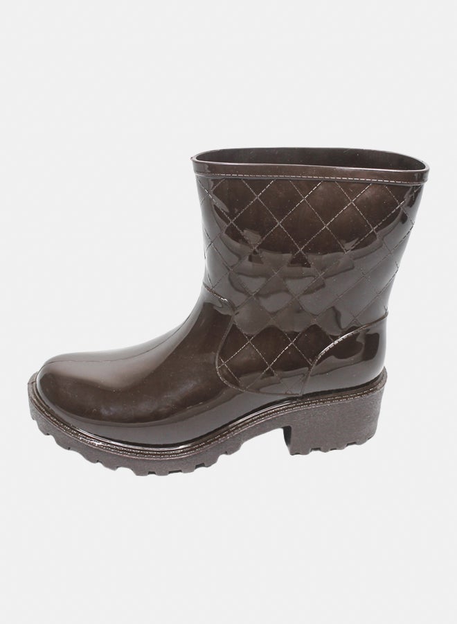 Glitter Women Half-Boots - Brown - Image 2