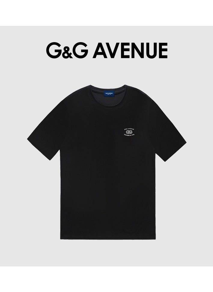 G&G AVENUE Unisex black short sleeved loose top T-shirt short sleeved  casual breathable summer top clothing  - Image 2