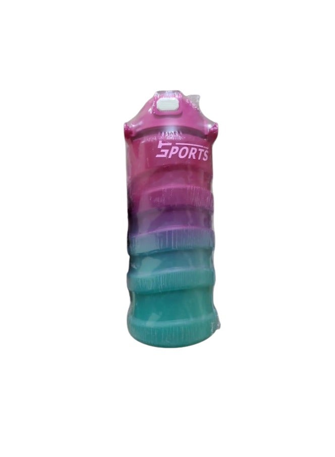 Set of 3 Sports Water Bottles in Different Sizes - Reusable for Gym, Outdoor Sports, Office - Image 1