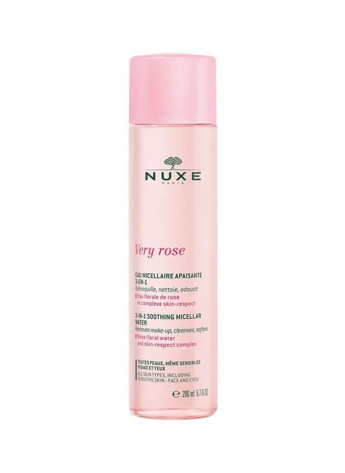 NUXE - Nuxe Very Rose 3In1 Soothing Micellar Water 200Ml - Image 1