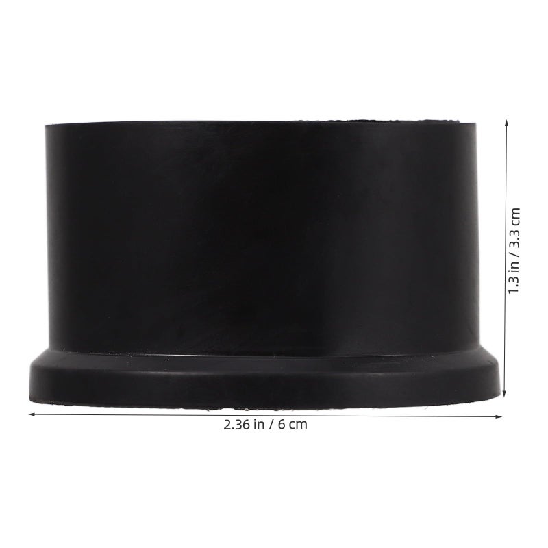 4Pcs Round Rubber Non Slip Chair Leg Caps Floor Protectors For Hardwood Furniture - Image 3