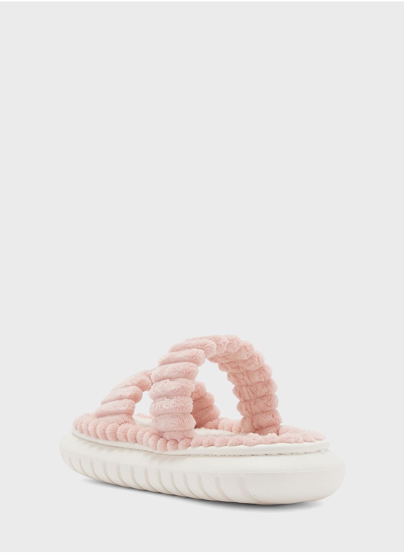 Ginger - Chunky Doube Strap Slipper Slide - Image 1