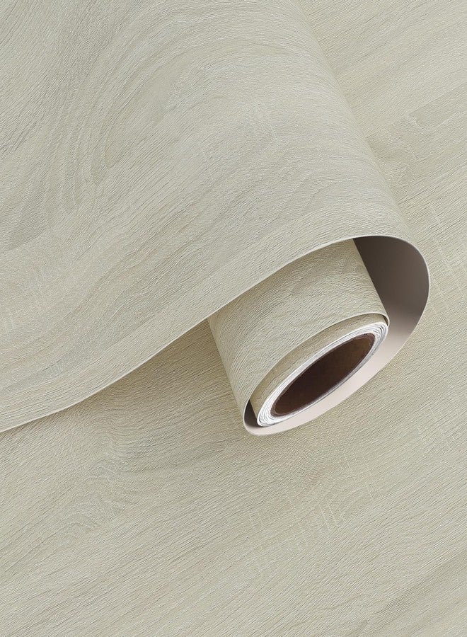 VaryPaper 15.7" x 78.7" Light Oak Wood Contact Paper Peel and Stick Countertops Wood Look Wallpaper Waterproof Removable Wood Grain Vinyl Wrap for Cabinets Furniture Self Adhesive Wood Laminate Sheets - Image 5