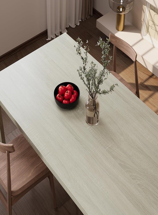 VaryPaper 15.7" x 78.7" Light Oak Wood Contact Paper Peel and Stick Countertops Wood Look Wallpaper Waterproof Removable Wood Grain Vinyl Wrap for Cabinets Furniture Self Adhesive Wood Laminate Sheets - Image 1