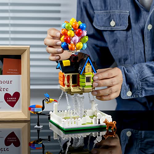 ENJBRICK Up Balloon House Building Kit for Kids 8-14 Yrs, 635 Pcs, Creative Building Block Set, Tensegrity Sculptures - Image 2