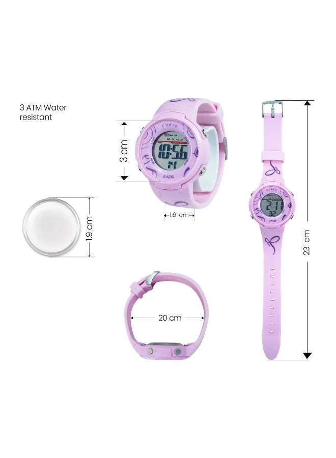 Curio  Kids's Plastic Digital Watch CU-8211L-6 - 38 mm  | Best Price UAE