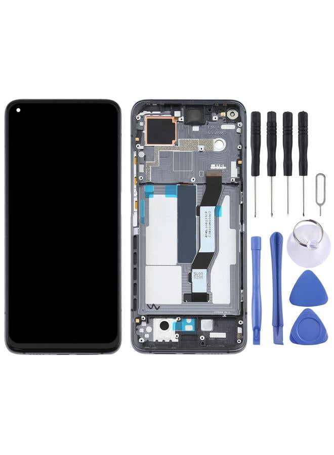 erorex Replacement LCD Screen and Digitizer Full Assembly With Frame for Xiaomi Mi 10T Pro 5G / Mi 10T 5G / Redmi K30S M2007J3SC M2007J3SY Black - Image 2