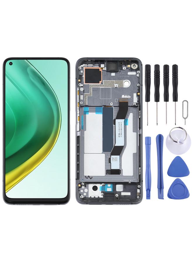 erorex Replacement LCD Screen and Digitizer Full Assembly With Frame for Xiaomi Mi 10T Pro 5G / Mi 10T 5G / Redmi K30S M2007J3SC M2007J3SY Black - Image 1