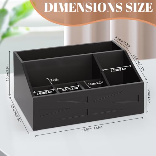 BELO VALE Large Mail Organizer Countertop,Farmhouse Desk and Kitchen Countertop Storage, Letter Sorter, Desk Mail and Bill Organizer, Desktop File and Paper Holder - Image 2