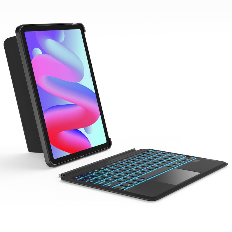 Inateck for iPad Pro 11 inch Case with Keyboard Compatible with iPad Air 654iPad Pro 11 4321 Detachable iPad Keyboard Case with 7Color Backlight and Touchpad KB04111 Black - Image 2