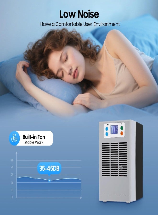 DnyioVpl Aquarium Chiller, 30L/7.93GAL Water Chiller, Fish Tank Cooling Unit Water Temperature Regulator Thermoelectric Climate Controller, Constant Temperature Cooling System for Fish Tank,Jellyfish,Coral - Image 5