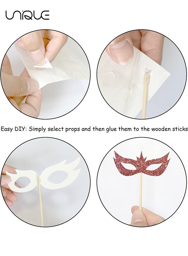 Unique 23 Pieces Bridal Shower, Wedding Photo Booth Props - Rose Gold Bachelorette Party Decorations, Bride to Be, Miss to Mrs Party Gift Accessories Wedding Favor Supplies  - Image 5