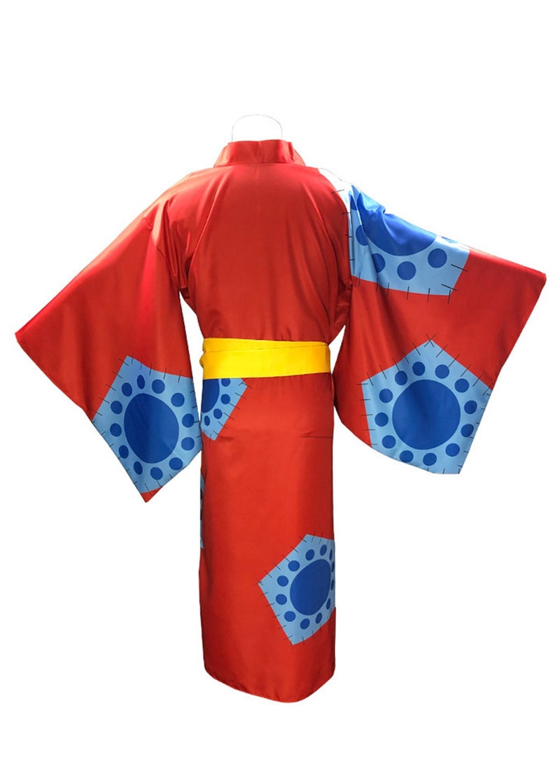 One Piece Wano Country cos Luffy cosplay Japanese kimono costume - Image 2