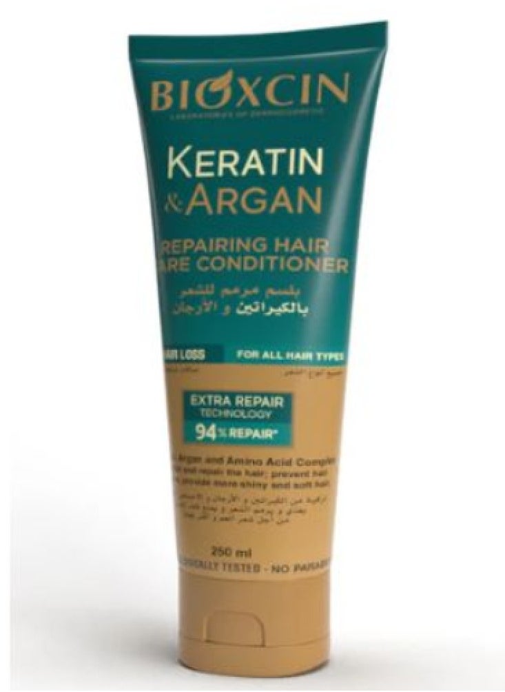 BIOXCIN - Bioxcin Keratin Argan Repair Hair Care Conditioner for Worn and Damaged Hair 250 ml - Image 1