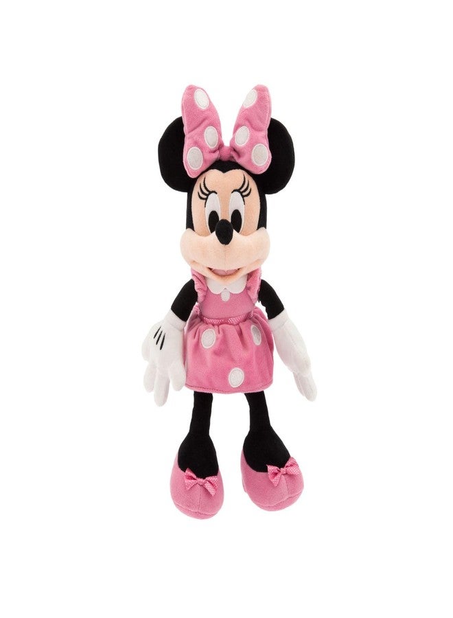 Disney store دميّة ميني ماوس الرسمية من متجر ديزني باللون الوردي - 14 إنش - قابلة للجمع وناعمة - تصميم خالد وجودة ممتازة - هدية مثالية لعشاقها - مثالية لأعياد الميلاد، والعطلات، والمناسبات الخاصة - Image 1