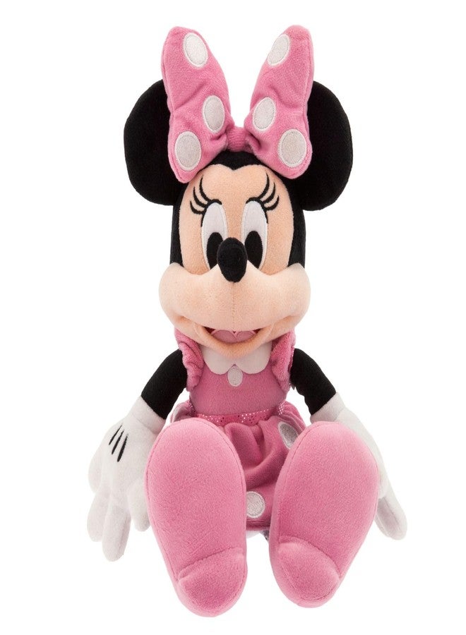 Disney store دميّة ميني ماوس الرسمية من متجر ديزني باللون الوردي - 14 إنش - قابلة للجمع وناعمة - تصميم خالد وجودة ممتازة - هدية مثالية لعشاقها - مثالية لأعياد الميلاد، والعطلات، والمناسبات الخاصة - Image 3