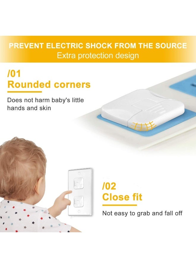 GRENFU Outlet Covers Baby Proofing with Hidden Pull Handle (40 Pack) - Image 4