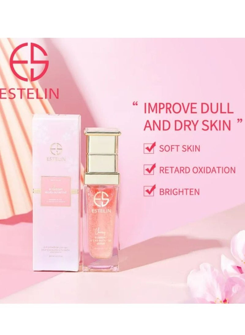 ESTELIN Cherry Blossoms Micro-nutritive Serum Facial Serum 30 ml - Image 3
