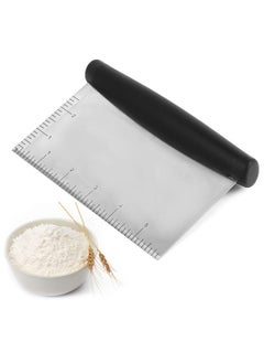 Food Scraper Stainless Steel Gadget Multi Use Bowl Scraper Bench Scraper For Kitchen