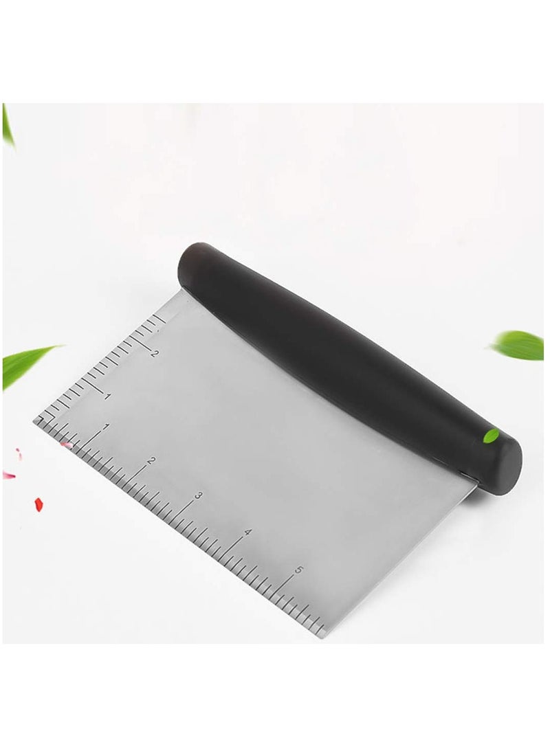 Outgeek - Food Scraper Stainless Steel Gadget Multi Use Bowl Scraper Bench Scraper For Kitchen - Image 1