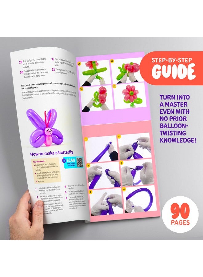 Dan&Darci مجموعة لف الحيوانات بالبالونات من دان ودارسي مع مضخة للأطفال - هدية للأولاد والبنات - هدايا عيد الميلاد للبنات والأولاد - فنون وحرف للأطفال من عمر 8 إلى 12 سنة - 6 7 8 9 10 11 12 سنة - بالونات الحيوانات - Image 3