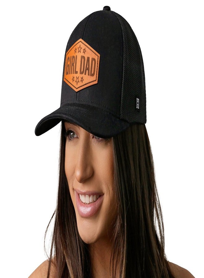 HAKA Mother's Day, Father's Day Trucker Hat for Men & Women, Adjustable Baseball Hat, Mesh Snapback, Sturdy Outdoor Golf Hat, Black, One size - Image 4