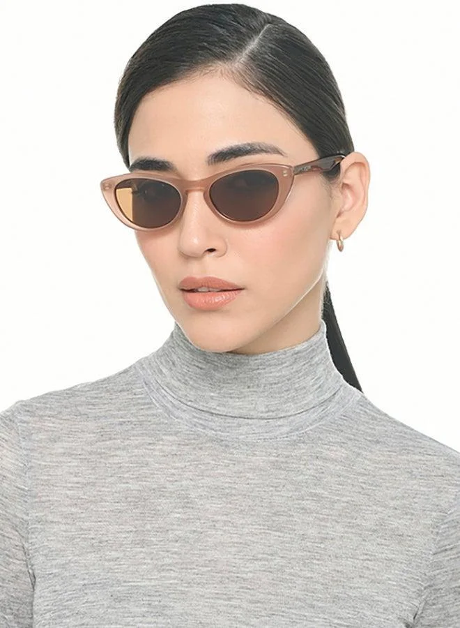 جون جاكوبس Women's نظارة شمسية جون جاكوبس  - بإطار كامل مستطيل أزرق رمادي