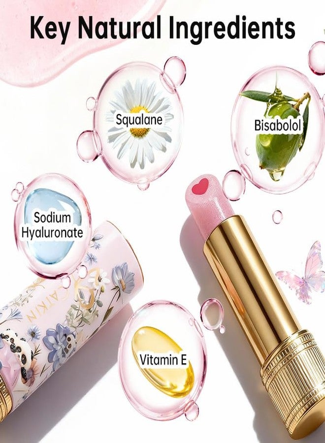 CATKIN Tinted Lip Balm with Colorful Serum Core, CATKIN Cute 2-in-1 Pink Lip Balm Gloss, Moisturizing with Jojoba Oil Hyaluronic acid, Citrus Tea Flavor, Trendy Lip Care for Women & Girls - C02 Pink - Image 5