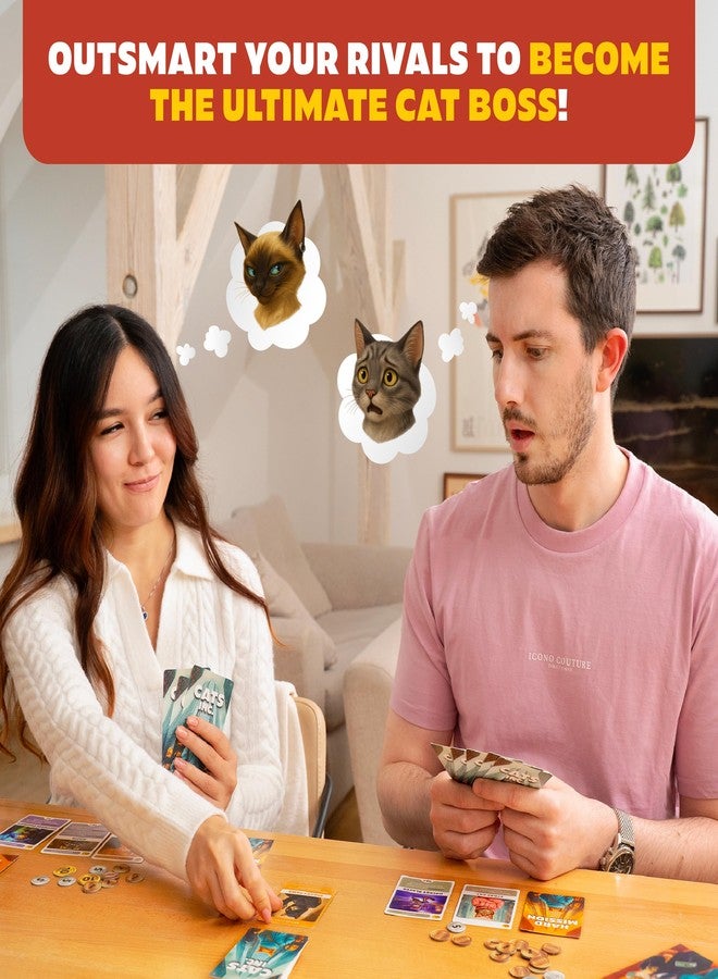 Clever Fox Play Cats Inc – The Purr-Fectly Unpredictable Strategy Card Game of Claws, Catnip & Corporate Mischief – Hilarious Family Game for Adults, Kids & Teens, 2–6 Players - Image 5