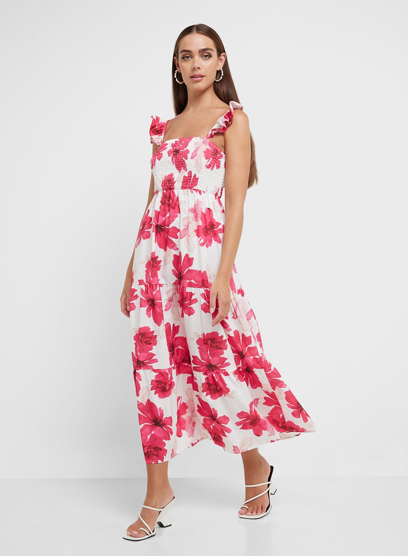 Ginger Floral Ruffle Strap Dress  - Image 4