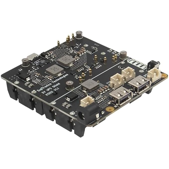 RASPBERRY PI 5 UPS (X1202), 4-CELL 18650 UPS (MAX 5.1V 5A OUTPUT) WITH WIDE 6-18V INPUT | AUTO POWER ON | SAFE SHUTDOWN | POWER LOSS DETECTION - Image 1