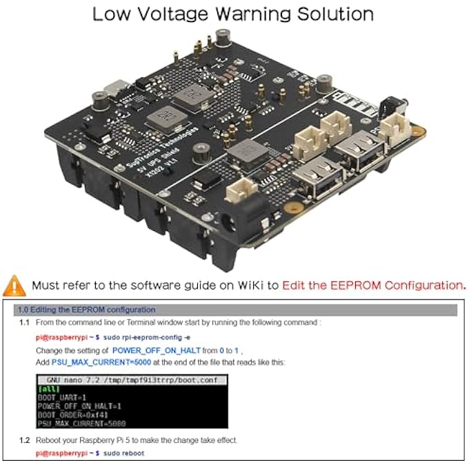 RASPBERRY PI 5 UPS (X1202), 4-CELL 18650 UPS (MAX 5.1V 5A OUTPUT) WITH WIDE 6-18V INPUT | AUTO POWER ON | SAFE SHUTDOWN | POWER LOSS DETECTION - Image 2