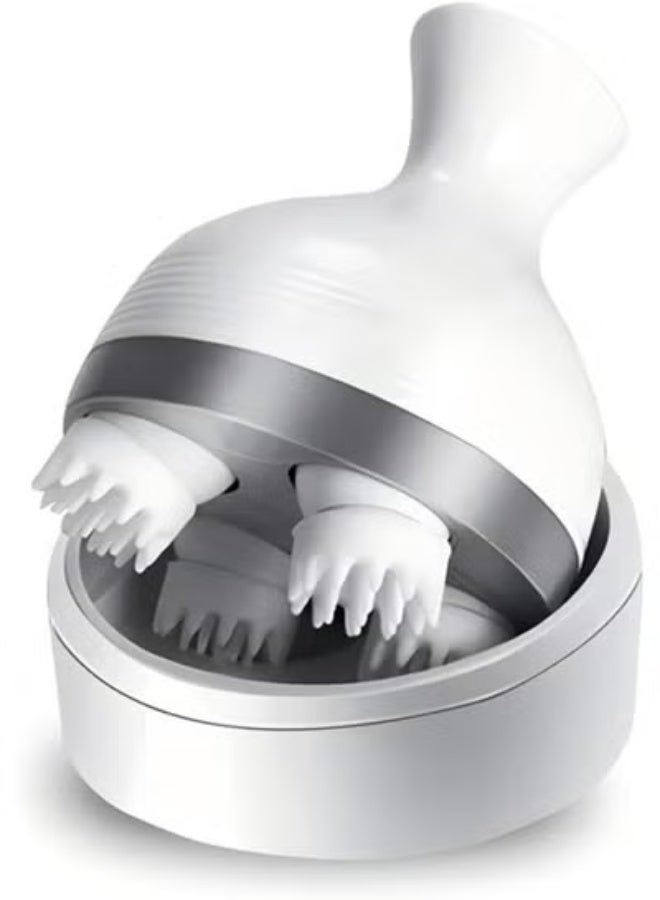 Cordless Electric Scalp Massager, Handheld Head Massage Device for Hair Growth and Deep Cleaning, Stress Relief and Scalp Relaxation - Image 1