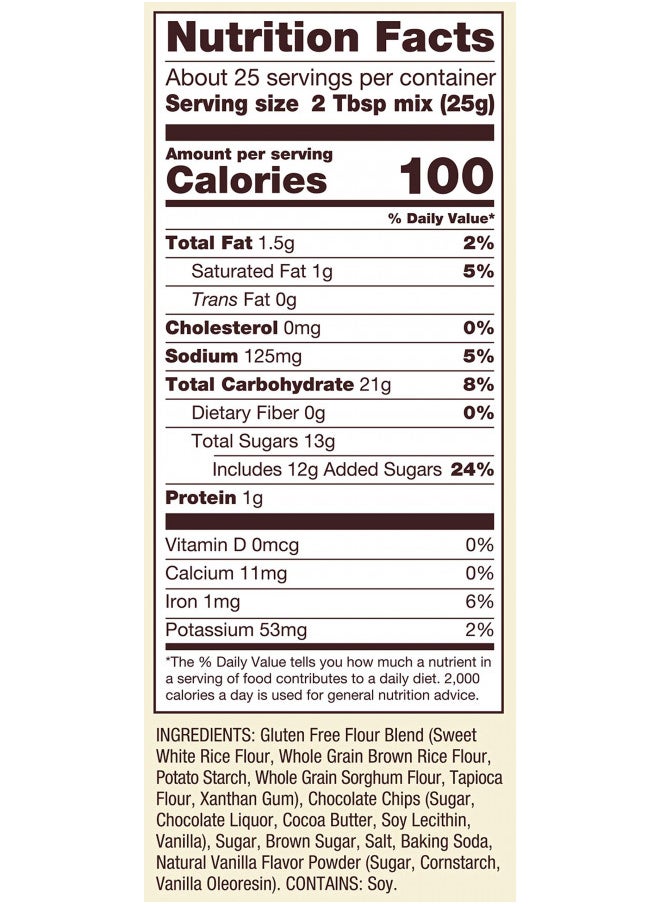 Bob's Red Mill - Bob's Red Mill Cookie Mix, Gluten Free Chocolate Chip, 22 oz - Image 1