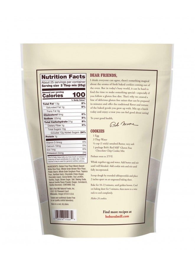 Bob's Red Mill - Bob's Red Mill Cookie Mix, Gluten Free Chocolate Chip, 22 oz - Image 1