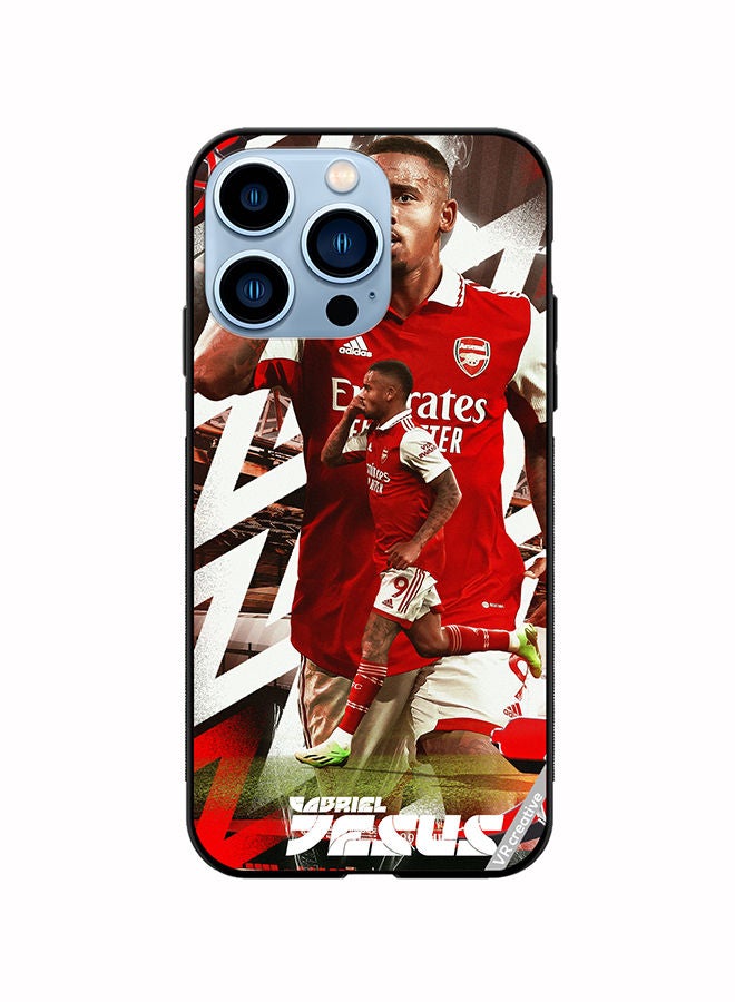 VR CREATIVE Protective Case Cover For Apple iPhone 14 Pro Max Gabriel Jesus Design Multicolour - Image 1