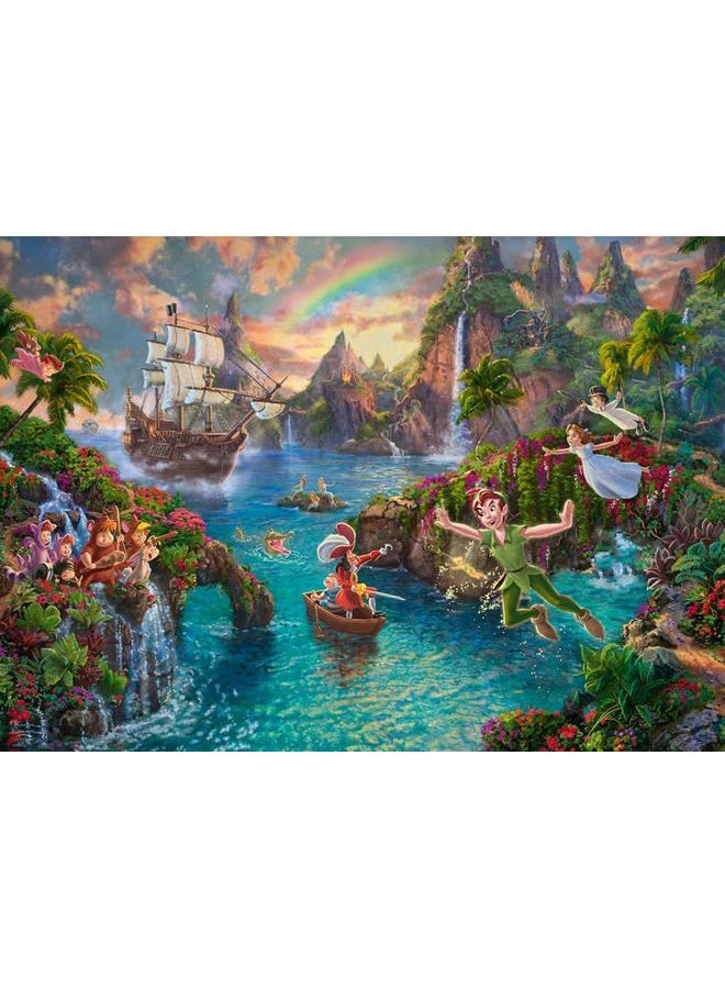 Schmidt Spiele 59635 Thomas Kinkade, Disney-Peter Pan, 1.000 Teile Puzzle, Bunt - Image 1