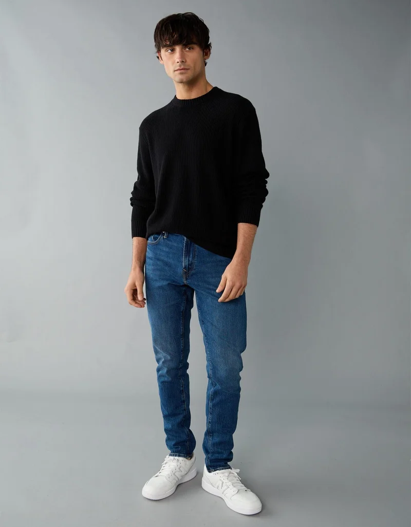 AE Waffle Crew Neck Sweater