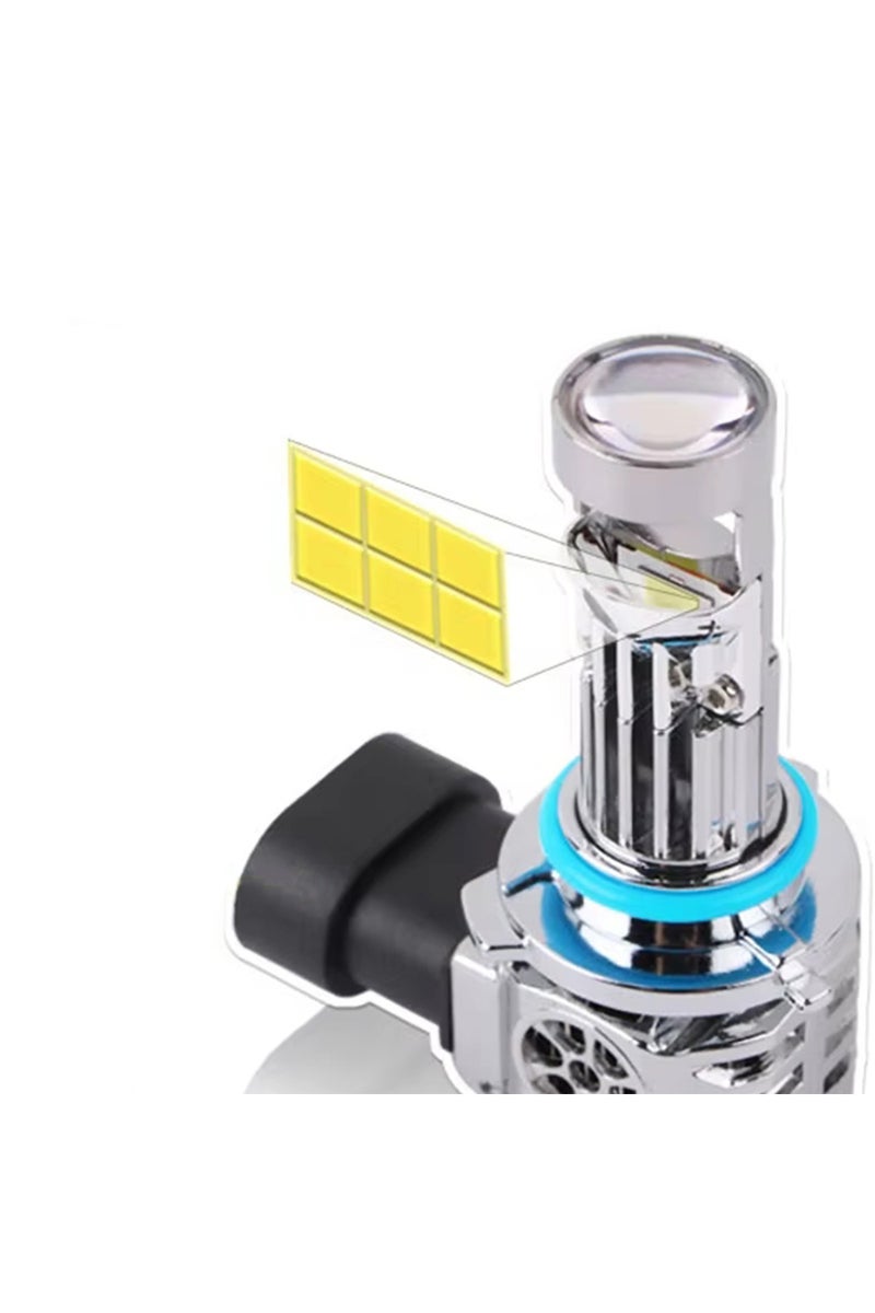 إيروريكس عدسة بروجكتور صغيرة من نوع 9006/HB4 Y9Max بمصباح LED H7، وعدسة بروجكتور صغيرة من نوع H11 LED، وعدسة بروجكتور صغيرة من نوع H8 H9، وعدسة بروجكتور صغيرة من نوع 9005 HB3، وعدسة بروجكتور صغيرة من نوع 9006 HB4 للسيارات. - Image 3